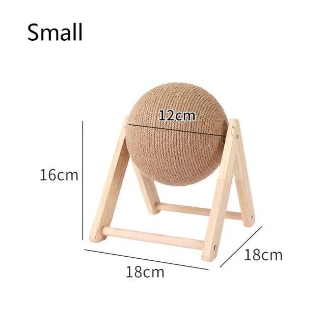 Cat Scratcher Toy Pet Scratching Ball Kitten Sisal Rope Scraper Claw Sharpener Furniture Protector TRENDYPET'S ZONE