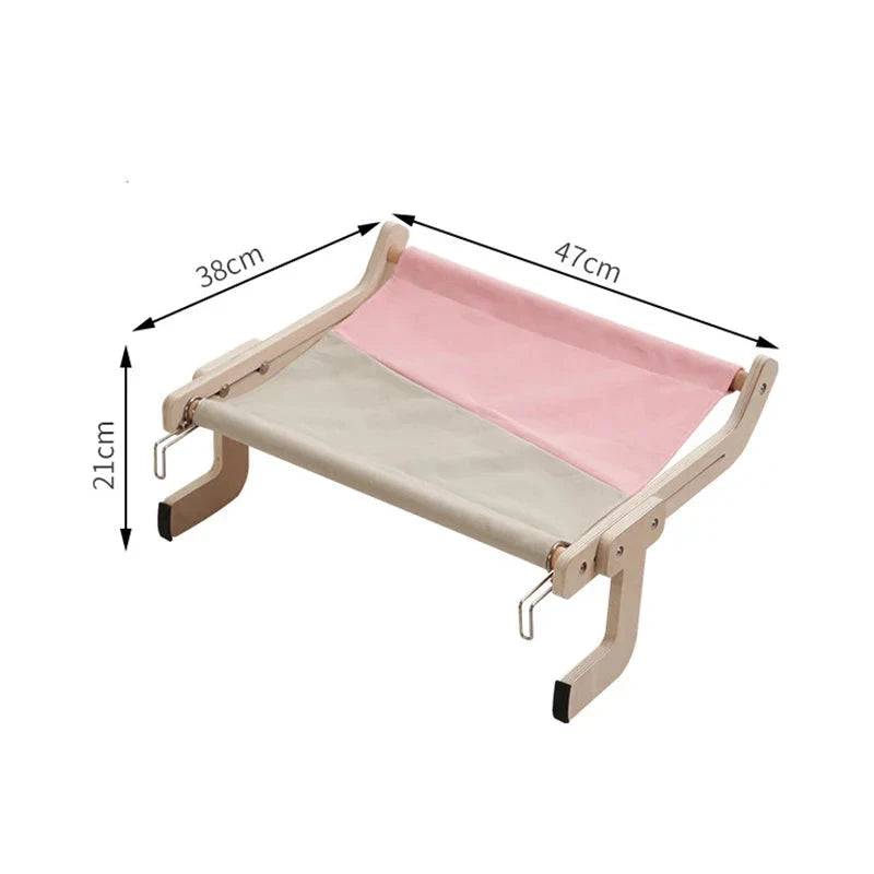 Checkered Cat Hammock Hanging Bed Shelf for Cats Perch Wooden Insert Kallax Shelves TRENDYPET'S ZONE