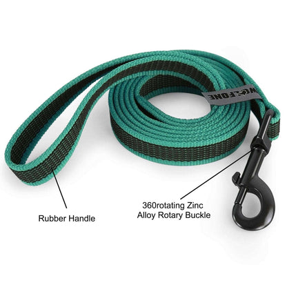 Cyan Dog Leash Latex Silk Easy and Convenient Training Big Dual Color TRENDYPET'S ZONE