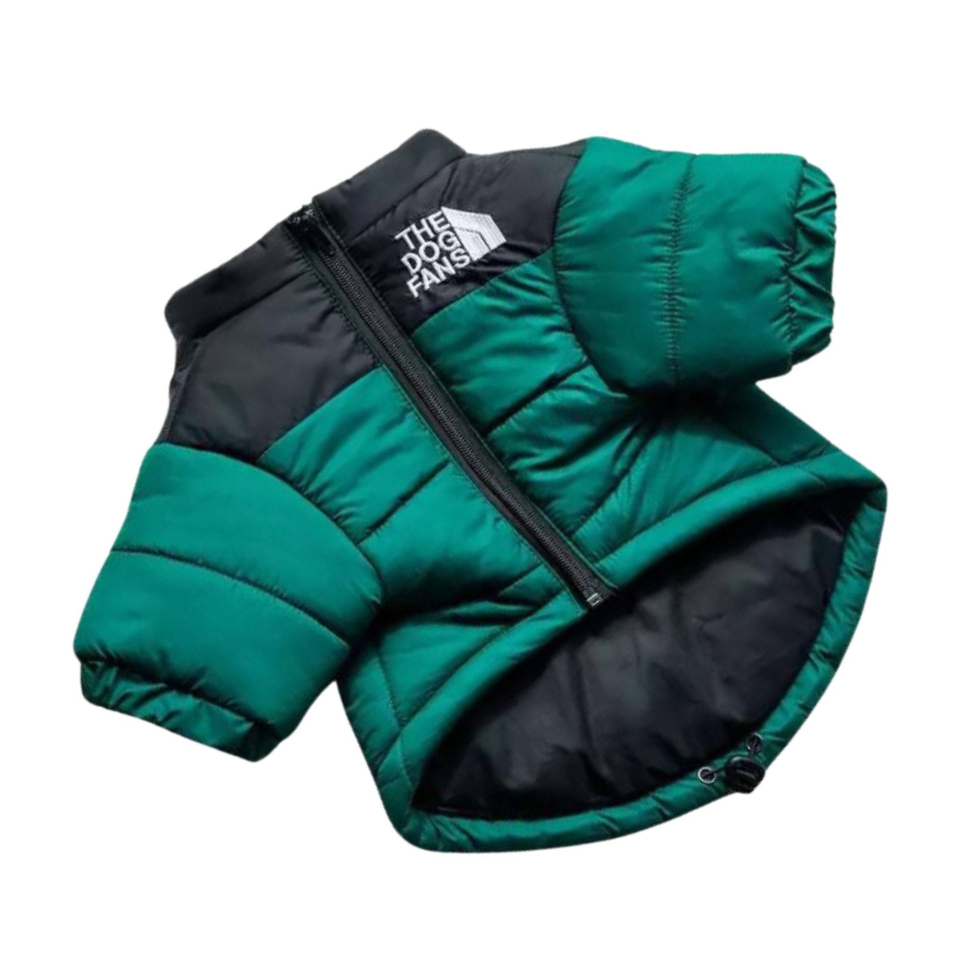 Dark Green Warm Stylish Dog Windproof Snow Cold Weather Coats Jackets for Puppies Small Medium Large Dogs TRENDYPET'S ZONE