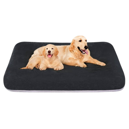 Dark Grey Orthopedic Foam Dog Bed with Removable and Washable Cover for Large Dogs, Anti-Slip Bottom Jumbo Size 47" x 39" x 4" - Trendypet's Zone