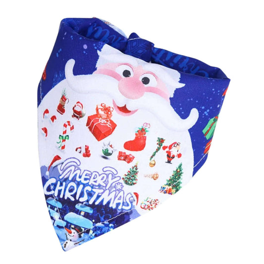 Dog Bandana Christmas Pet Holiday Scarf Santa Claus Design TRENDYPET'S ZONE