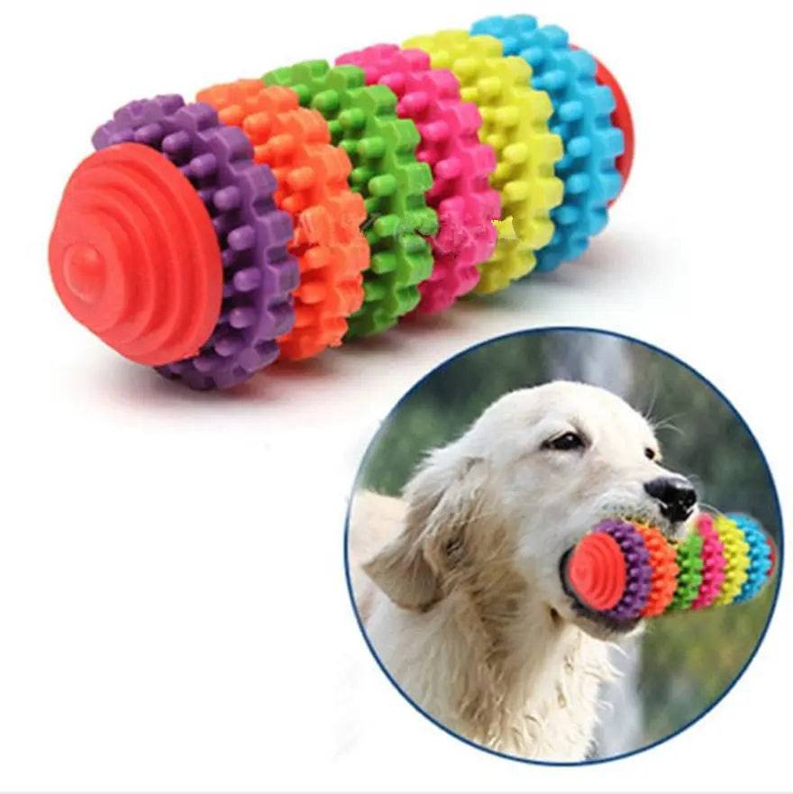 Durable Rubber Pet Dog Puppy Cat Dental Teething Healthy Teeth Gums Chew Toy Dog Stuff Dog Toys for Large Dogs Jouet Chat TRENDYPET'S ZONE