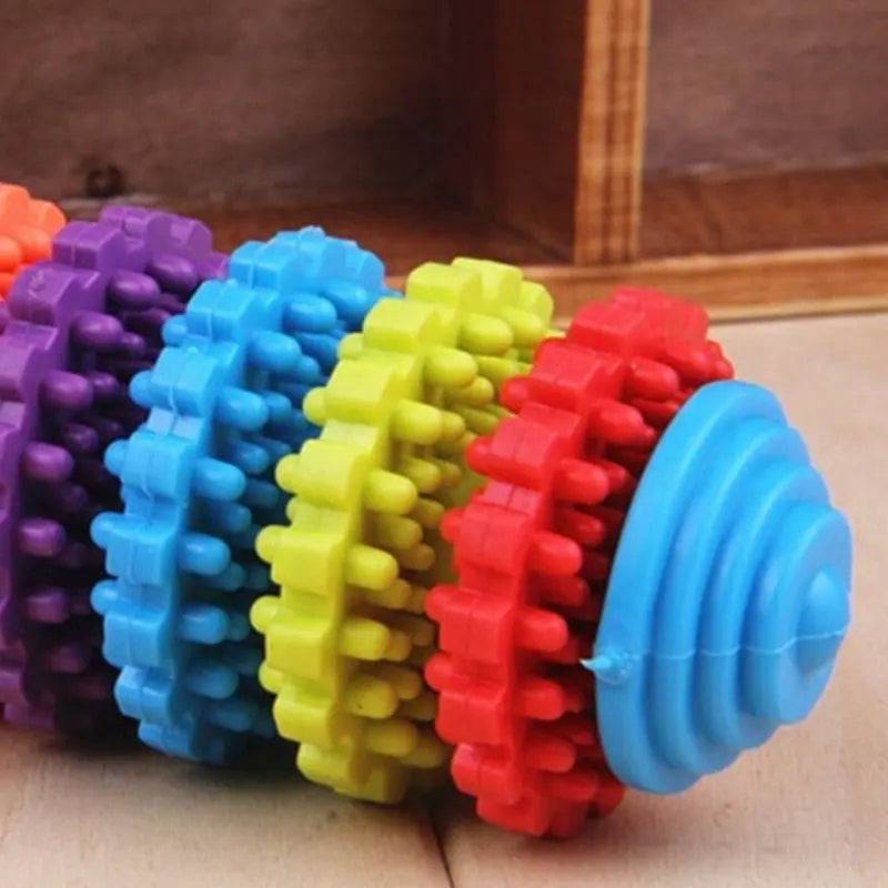 Durable Rubber Pet Dog Puppy Cat Dental Teething Healthy Teeth Gums Chew Toy Dog Stuff Dog Toys for Large Dogs Jouet Chat TRENDYPET'S ZONE