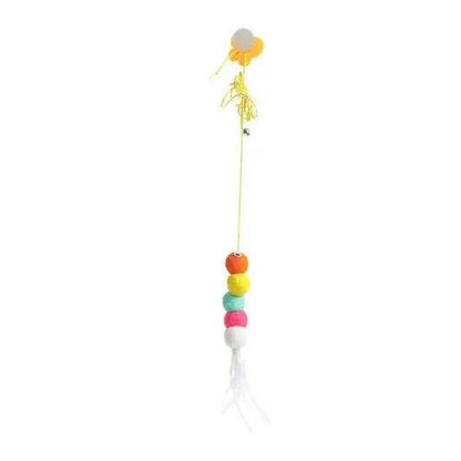 Feather Caterpillar Simulation Cat Scratch Rope Interactive Retractable Hanging Toy TRENDYPET'S ZONE