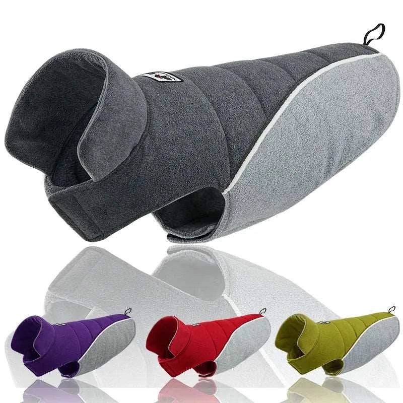 Gray High Quality Dog Clothes Reversible Reflective Coat Winter Jacket Vest Warm Pet Outfit TRENDYPET'S ZONE