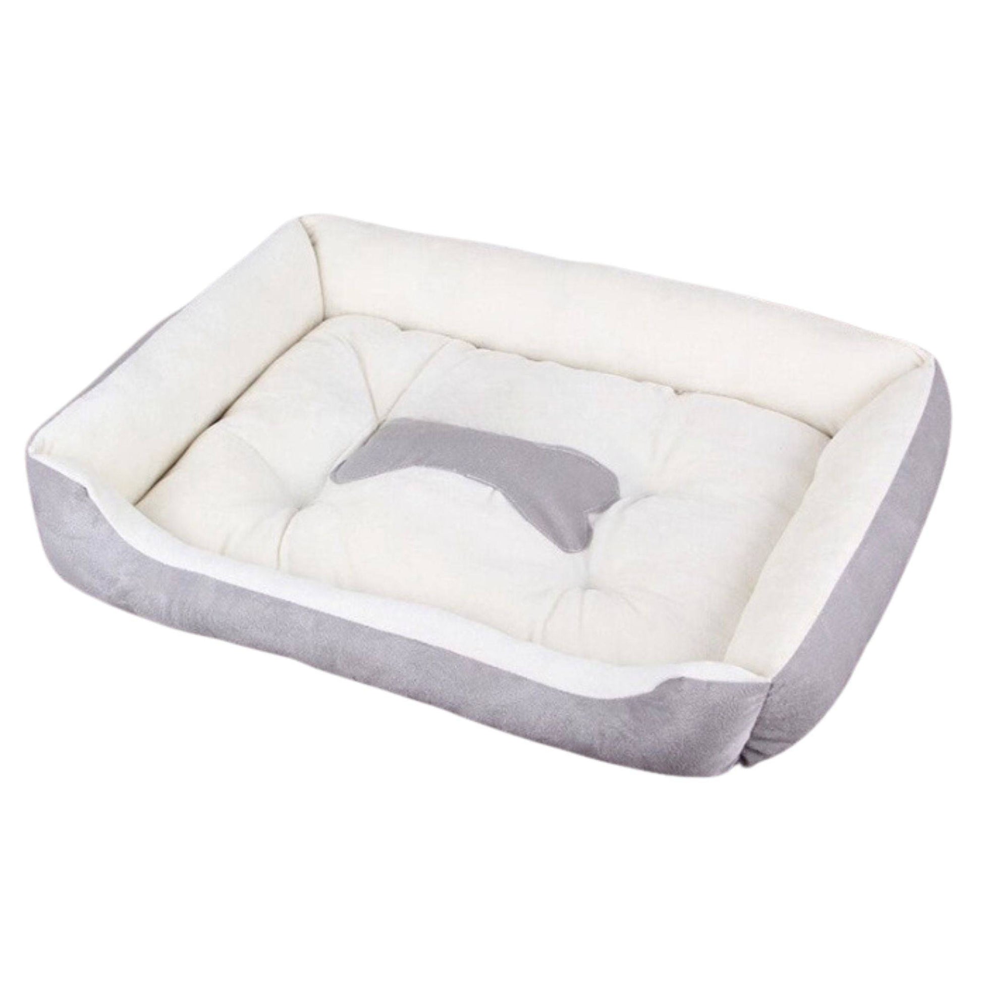 Gray Warm Comfortable Dog Sleeping Sofa Bed Soft PP Cotton Nest For Small Medium Large Dogs Pet Puppy Kennel Basket Mat - Trendypet's Zone