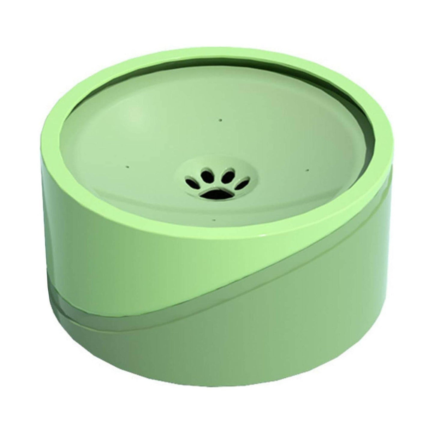 Green 1.5L Pet Floating Water Bowl For Cat Dog No-Spill Large Capacity Slow Water Feeder Dispenser - Trendypet's Zone