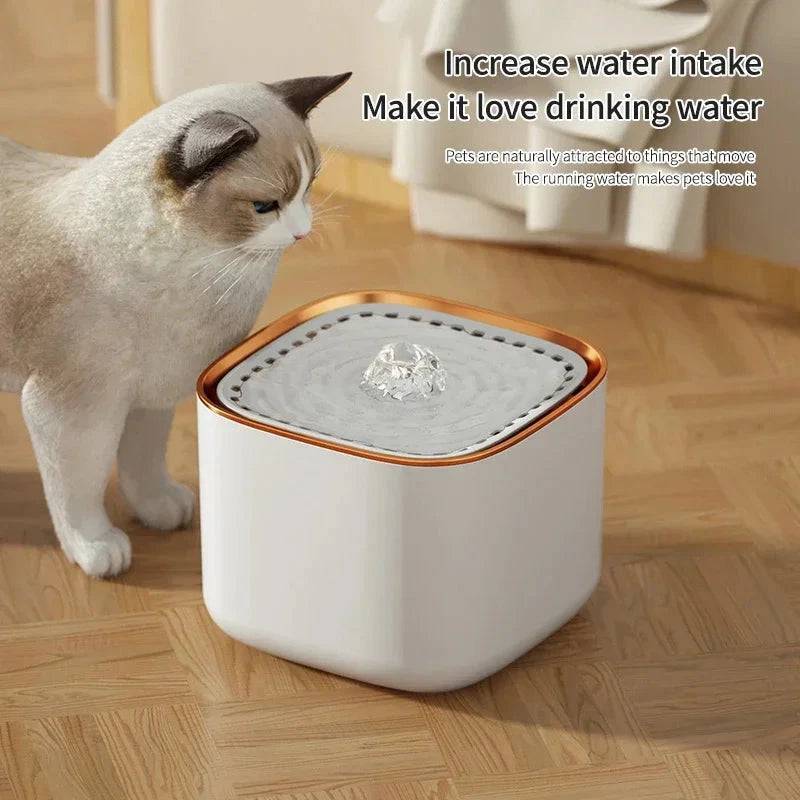 Green 3L Automatic Cat Water Fountain with LED Light Ultra Silent USB Kitten Electric Mute Water Feeder Pet Drinking Water Fountain - Trendypet's Zone