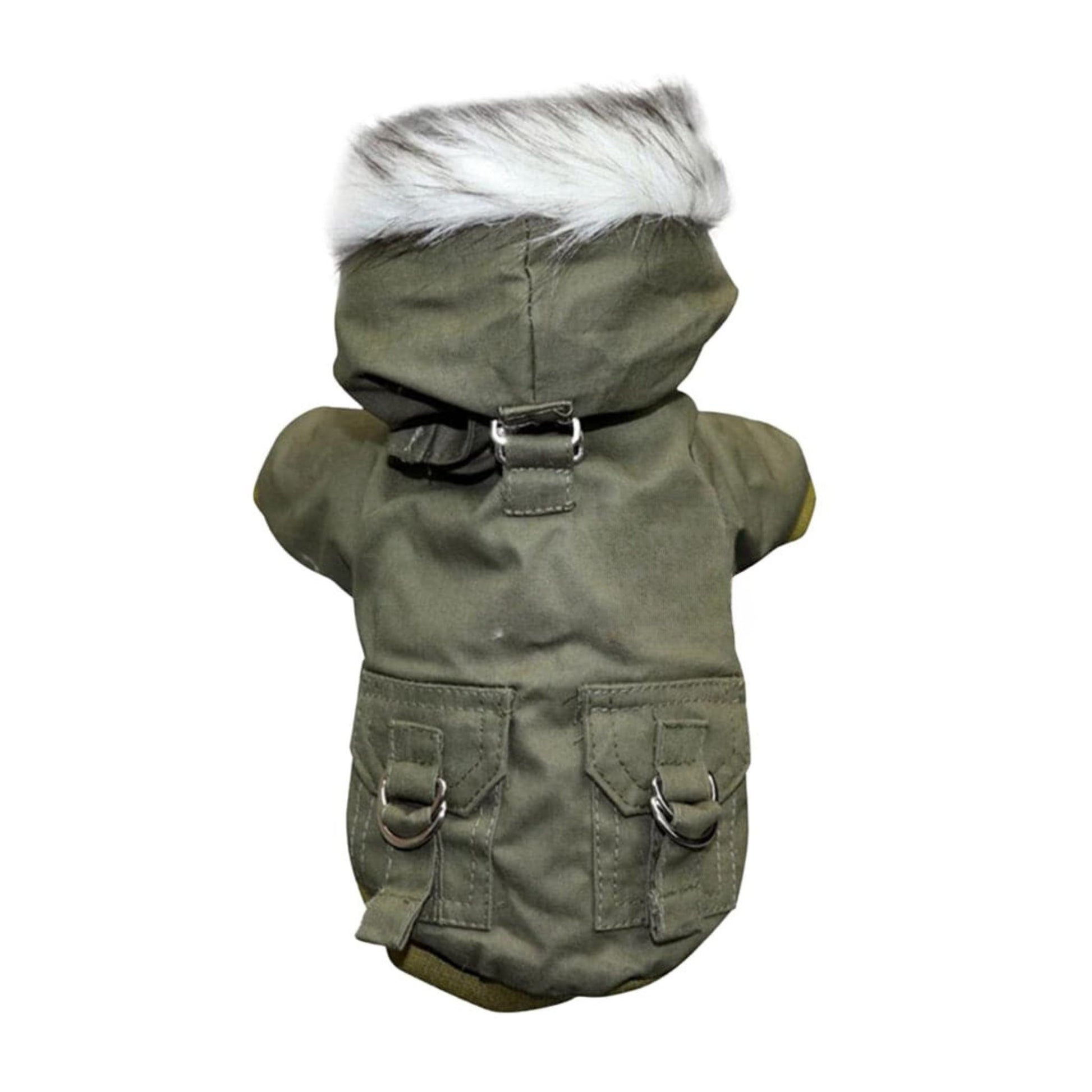 Green Dog Pet Winter Thickened Hiking Coat Hooded Soft And Comfortable Puppy Coat Jacket Outdoor Sports Pet Clothing TRENDYPET'S ZONE