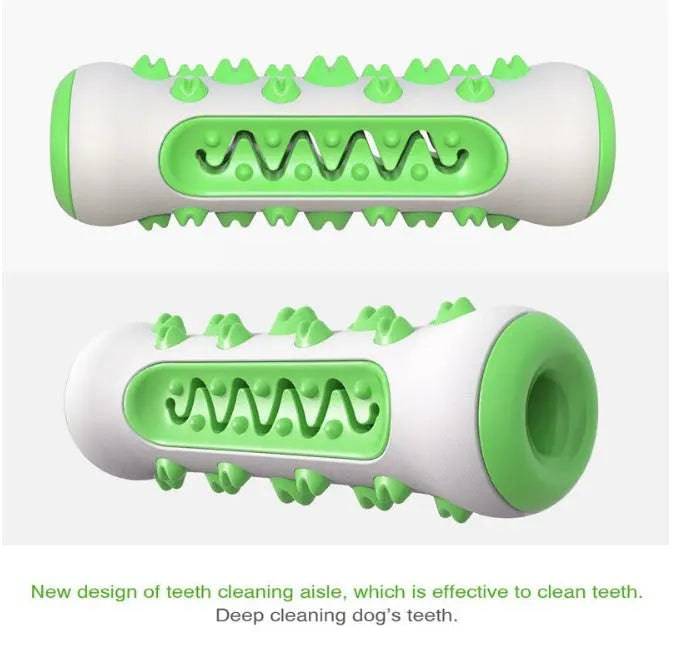 Green Dog Teeth Grinding Stick Gnawing Teeth Clean Bone Dog Tooth Brush Chewing Gum Pet Toy Dog Bite Resistant Molar Training Grinding TRENDYPET'S ZONE