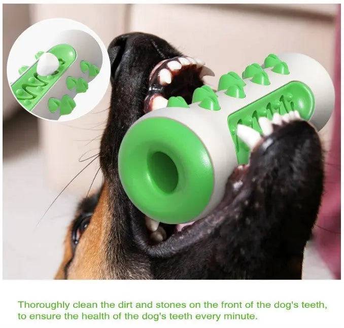 Green Dog Teeth Grinding Stick Gnawing Teeth Clean Bone Dog Tooth Brush Chewing Gum Pet Toy Dog Bite Resistant Molar Training Grinding TRENDYPET'S ZONE