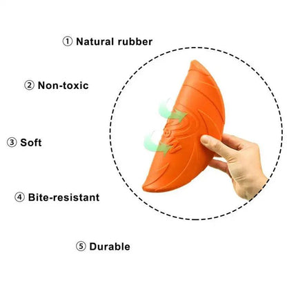 Green Fashion Pet Dog Silicone Game Frisbeed Dog Toy Flying Discs Training Interactive Toys Pet Supplies Flying Disc 15/18/22cm TRENDYPET'S ZONE