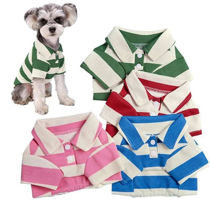 Green Pet Polo Shirt Summer Dog Clothes Casual Clothing for Small Large Puppy T-shirt Shirts TRENDYPET'S ZONE