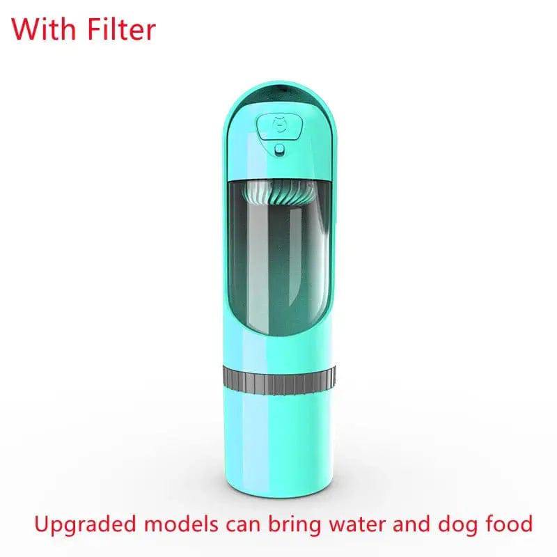 Green Portable Pet Dog Water Bottle Drinking Bowls For Small Large Dogs - Trendypet's Zone