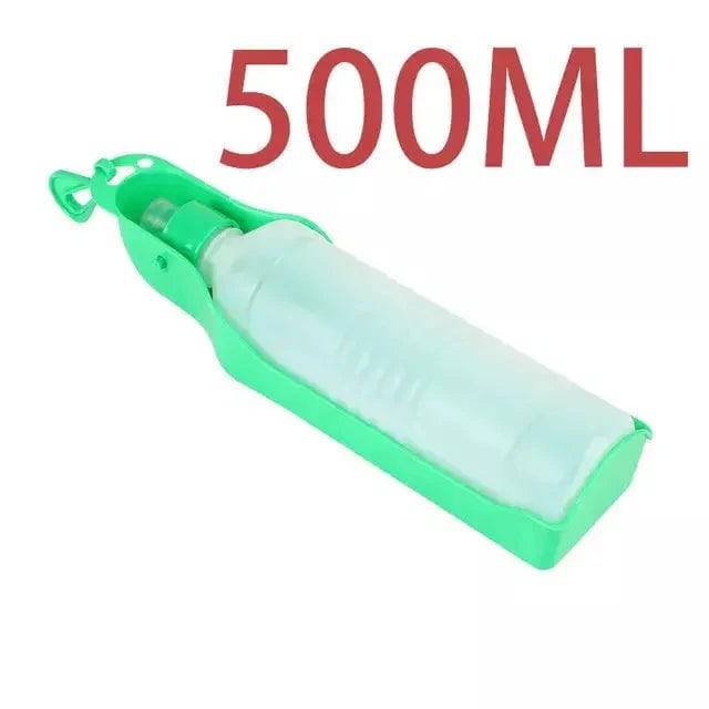 Green Portable Pet Travel Water Bowl Bottle Feeder Drinking Fountain TRENDYPET'S ZONE