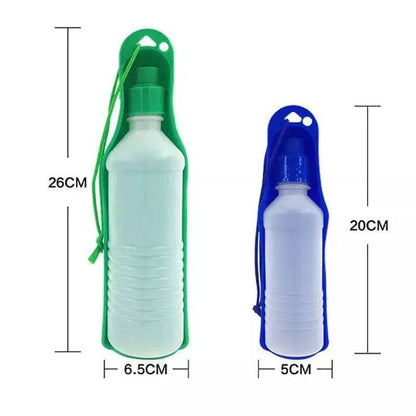 Green Portable Pet Travel Water Bowl Bottle Feeder Drinking Fountain TRENDYPET'S ZONE