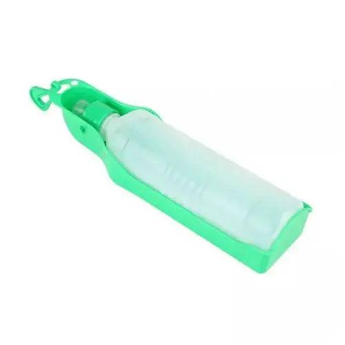 Green Portable Pet Travel Water Bowl Bottle Feeder Drinking Fountain TRENDYPET'S ZONE