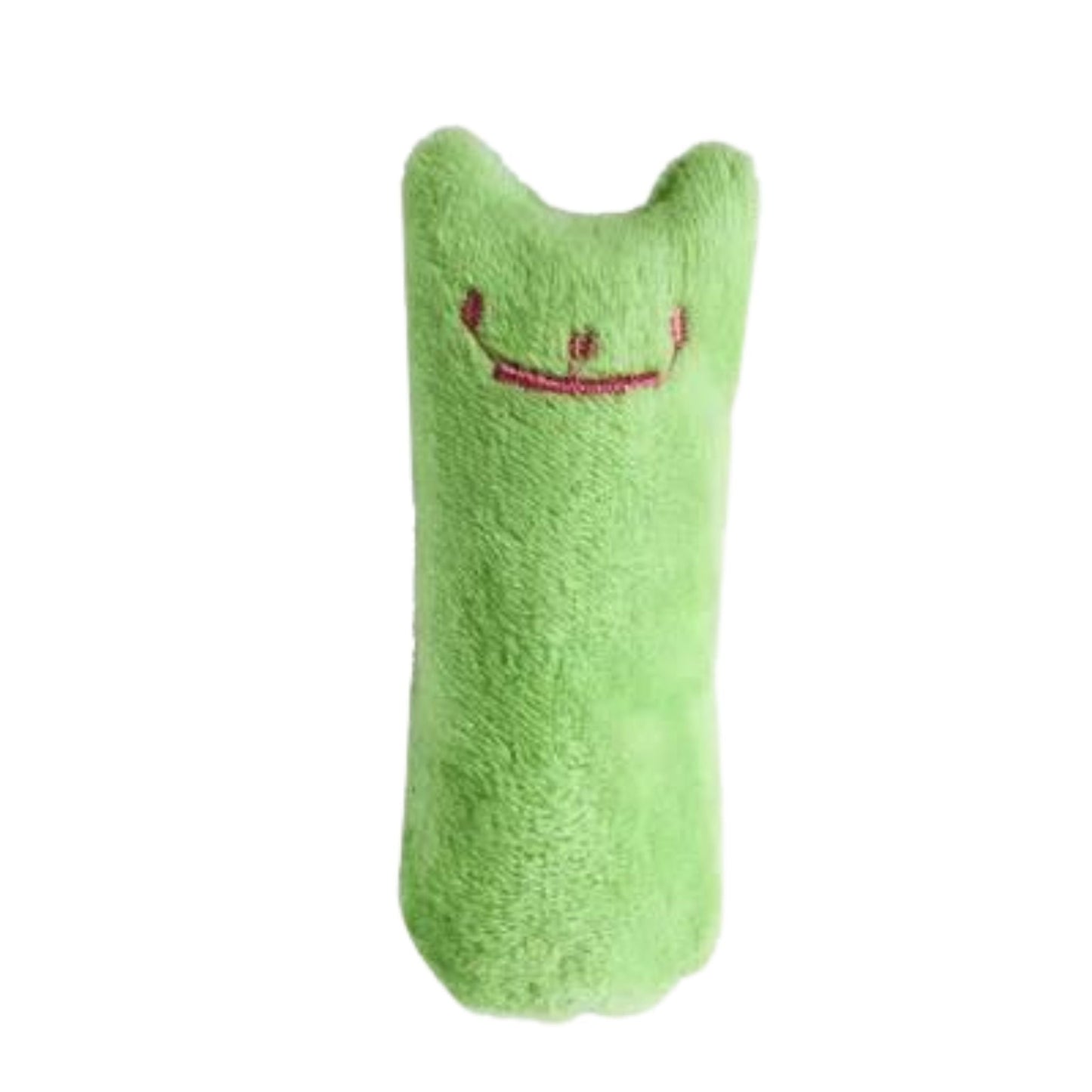 Green Teeth Grinding Catnip Toys Funny Interactive Plush Cat Toy Pet Kitten Chewing Vocal Toy Claws Thumb Bite Cat Mint TRENDYPET'S ZONE