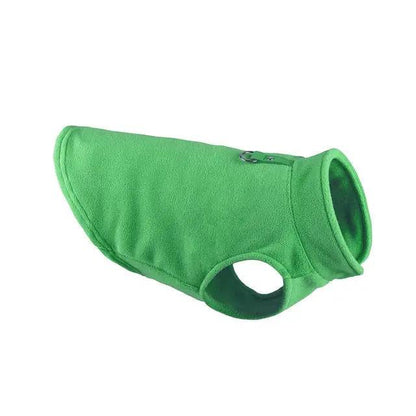 Green Winter Fleece Pet Dog Clothes Puppy Costumes Jacket Vest TRENDYPET'S ZONE