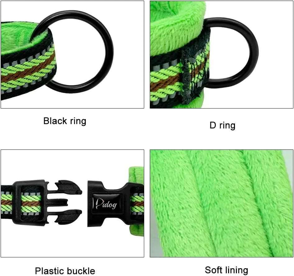 Green With Flower Warm Harness Vest Winter Soft Padded Pet Training Adjustable For Small Large Dog Puppy TRENDYPET'S ZONE