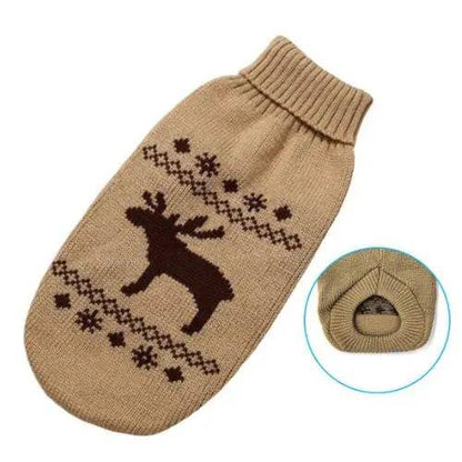 Light Brown Cat Kitten Sweater Winter Warm Clothes For Small Medium Dogs Coat Pet Outfit TRENDYPET'S ZONE