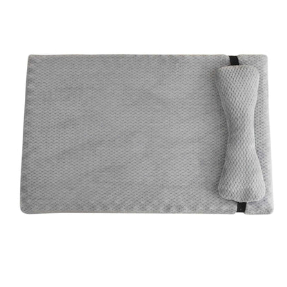 Light Grey Warm Calming Dog Puppy Bed Mat Pillow Fluffy Plush with Removable Washable Cover for X-Large, Large, Medium, Small Dogs TRENDYPET'S ZONE