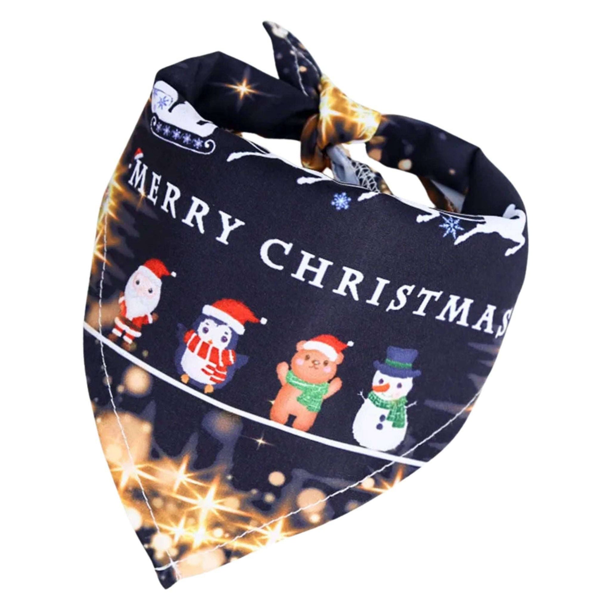 Merry Christmas Dog Bandana Festive Pet Scarf Design TRENDYPET'S ZONE