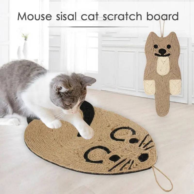 Mouse Cute Cat Scratch Pad Pet Supplies Kitten Corrugated Paper Board Pet Toy Grinding Nail Scraper Mat Wear-resistant TRENDYPET'S ZONE