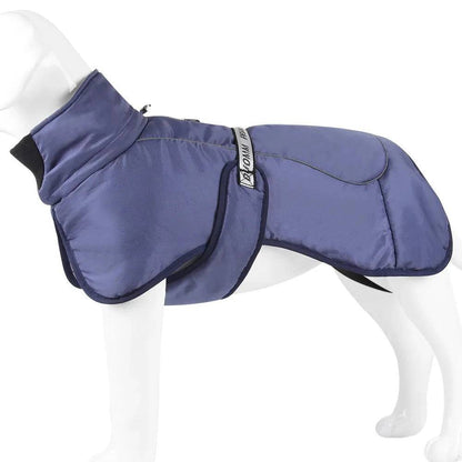 Navy Blue Big Dog Jacket Waterproof Winter Warm Clothes for Medium Large Dogs Coat Costume Outfits TRENDYPET'S ZONE