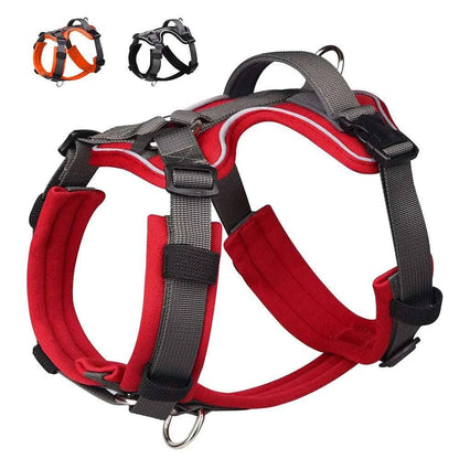 Orange No Pull Dog Harness Reflective Vest With Control Handle For Small Medium Large Dogs Walking Training Harnesses TRENDYPET'S ZONE