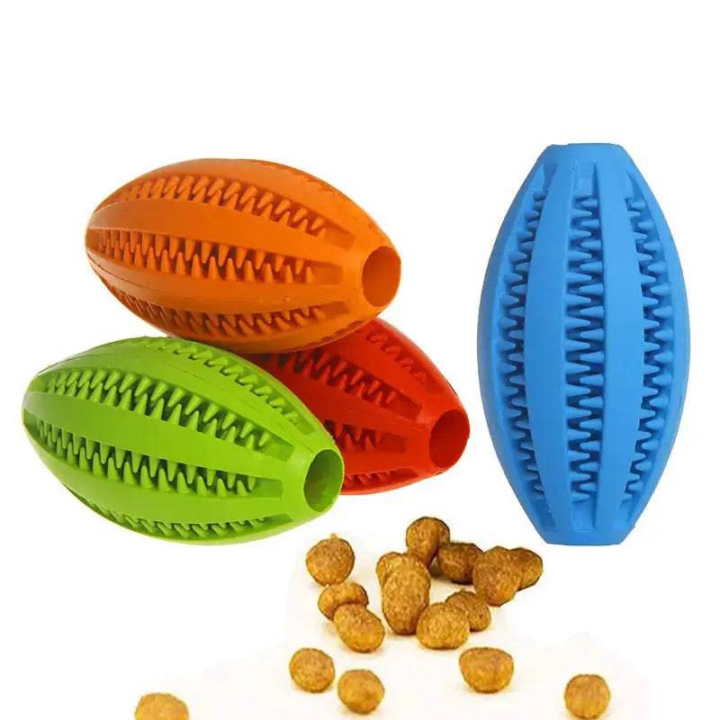 Orange Toys for Dogs Ball Interactive Toys Dog Chew Toys Tooth Cleaning Elasticity Small Big Dog Toys Rubber Pet Ball Toys TRENDYPET'S ZONE