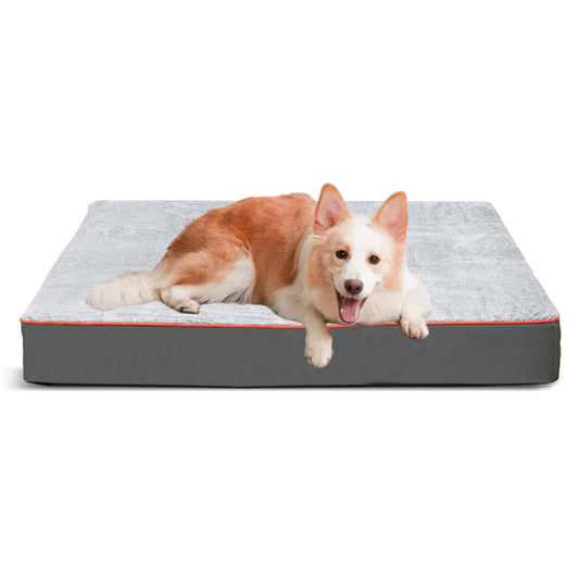 Orthopedic Dog Bed Kennel Memory Foam Waterproof Pet Bed with Removable Washable Cover Nonskid Bottom Joint Relief, Sizes M - 3XL - Trendypet's Zone