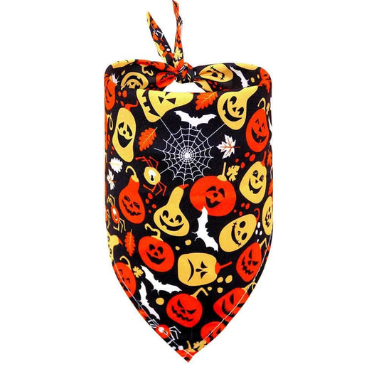 Pet Halloween Costume Scarf Bib Pumpkin Bat Ghost Pattern TRENDYPET'S ZONE