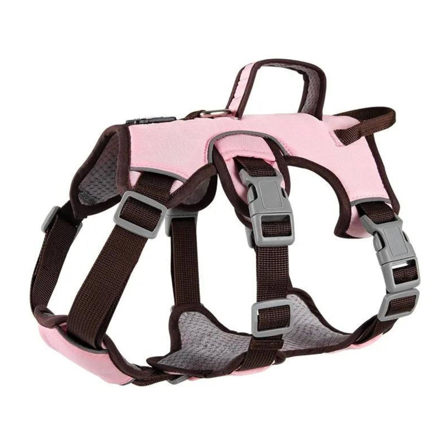 Pink Dog Harness NO PULL Outdoor Walking Breathable Reflective Adjustable Harness for Small Medium Large Dogs TRENDYPET'S ZONE