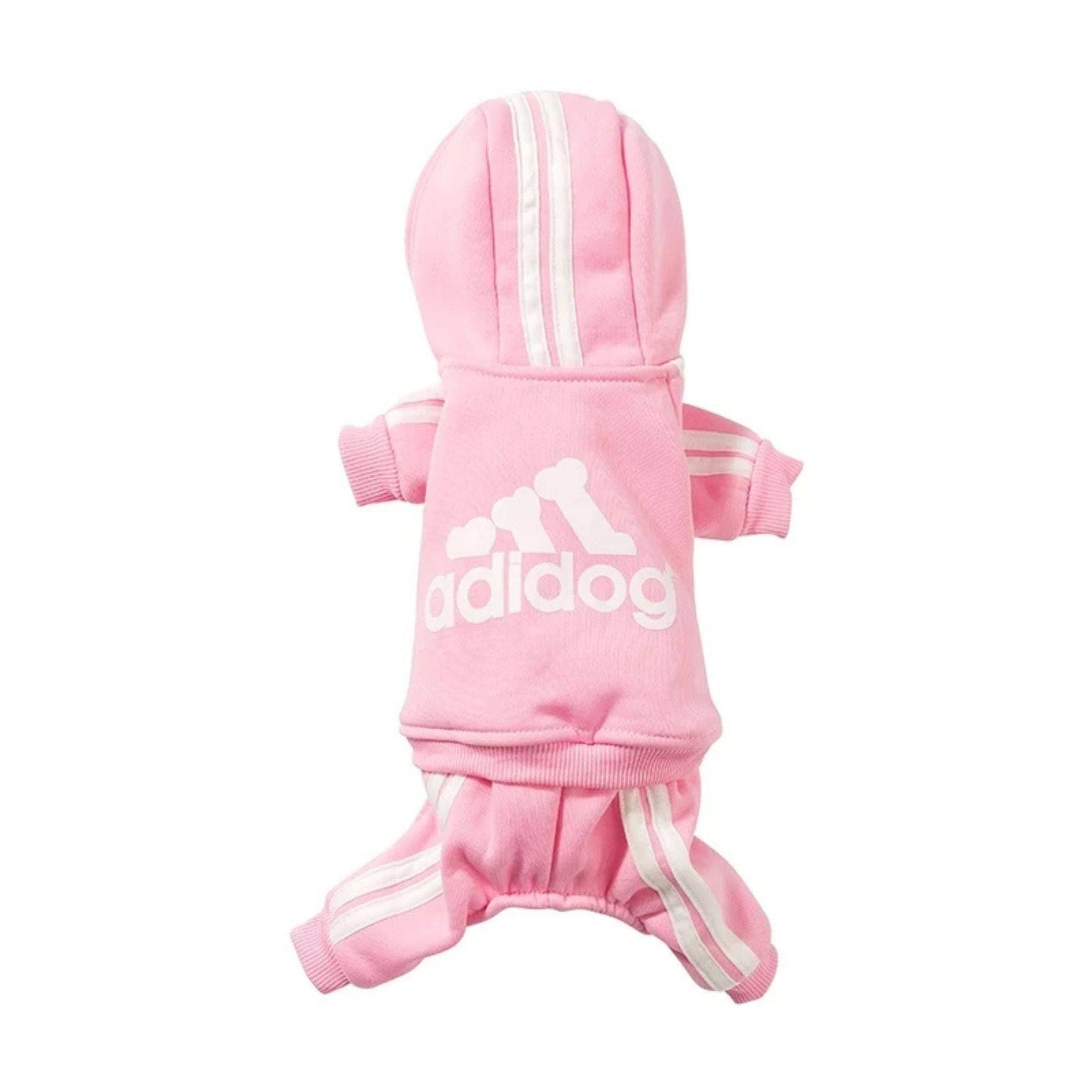 Pink Dog Hoodies Winter Pet Jumpsuit Pajamas Four Legged TRENDYPET'S ZONE