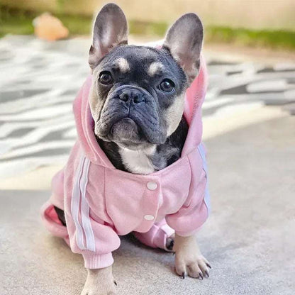 Pink Dog Hoodies Winter Pet Jumpsuit Pajamas Four Legged TRENDYPET'S ZONE