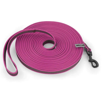 Pink Dog Leash Latex Silk Easy and Convenient Training Big Dual Color TRENDYPET'S ZONE