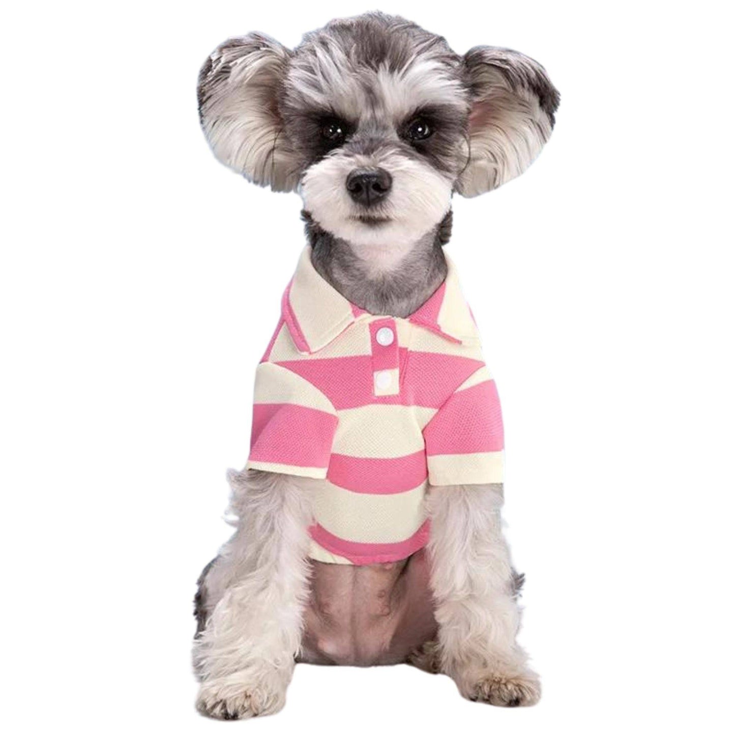 Pink Pet Polo Shirt Summer Dog Clothes Casual Clothing for Small Large Puppy T-shirt Shirts TRENDYPET'S ZONE