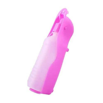 Pink Portable Pet Travel Water Bowl Bottle Feeder Drinking Fountain - Trendypet's Zone