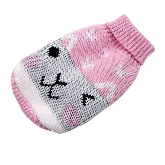 Pink Rabbit Cat Kitten Sweater Winter Warm Clothes For Small Medium Dogs Coat Pet Outfit TRENDYPET'S ZONE