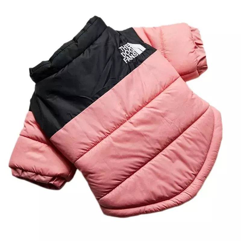 Pink Warm Stylish Dog Windproof Snow Cold Weather Coats Jackets for Puppies Small Medium Large Dogs TRENDYPET'S ZONE