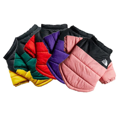 Pink Warm Stylish Dog Windproof Snow Cold Weather Coats Jackets for Puppies Small Medium Large Dogs TRENDYPET'S ZONE