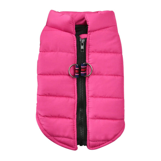 Pink Windproof Pet Dog Coat Jacket Winter Warm Padded Vest TRENDYPET'S ZONE