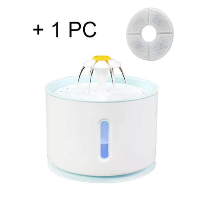 Plastic Cat Water Fountain Dog Drink Bowl Active Carbon Filter Automatic Pet Drinking Electric Dispenser Bowls USB Powered TRENDYPET'S ZONE