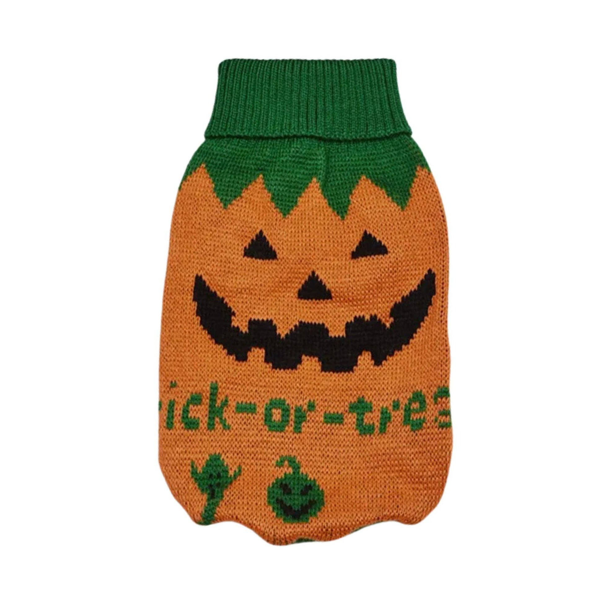 Pumpkin Warm Knitted Pet Dogs Cats Sweater Winter Clothes TRENDYPET'S ZONE