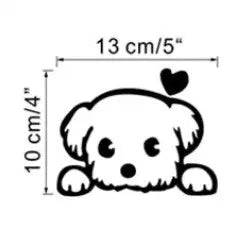 Puppy Heart Cute Dogs Switch Panel Stickers For Home Decoration Diy Cartoon Puppy Animals 3d Vinyl Mural Art Kids Room Wall Decals Posters TRENDYPET'S ZONE