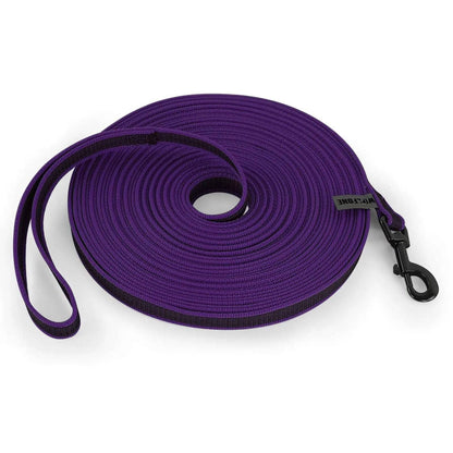 Purple Dog Leash Latex Silk Easy and Convenient Training Big Dual Color TRENDYPET'S ZONE