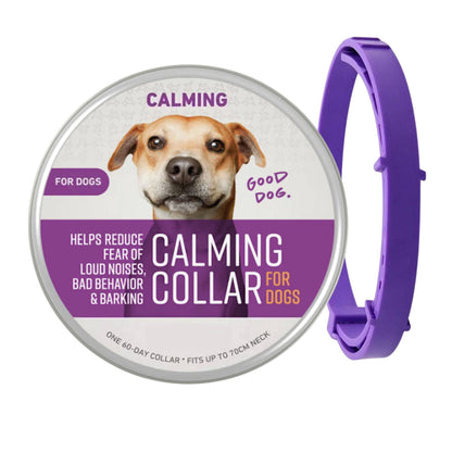 Purple Safe Dog Calming Collar 1Pack/60Days Adjustable Anxiety Reduction Pheromone Lasting Natural Calm Pet Collar Boxed OPP Bag TRENDYPET'S ZONE