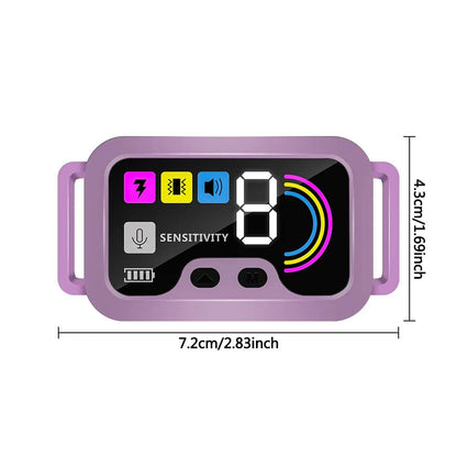 Purple Smart Anti Barking Collar for Small Medium Large Breed Dogs Rechargeable Puppy Bark Collar with 4 Training Modes & 8 Adjustable Sensitivity TRENDYPET'S ZONE